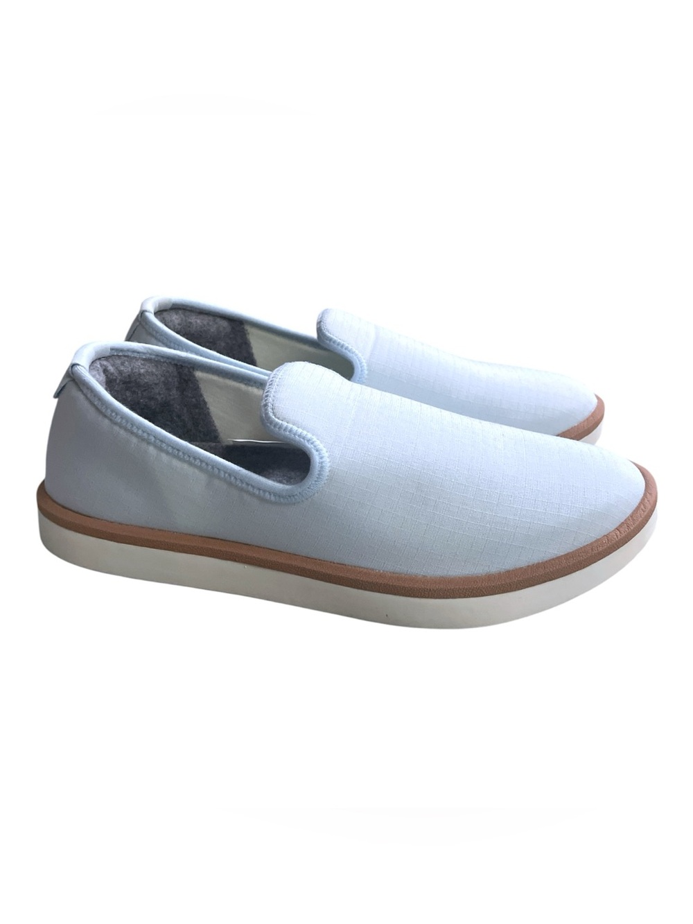 Allbirds Womens 10 Mens 8.5 Wool Loungers Woven Shoes Blue Hush Slip On-With Box